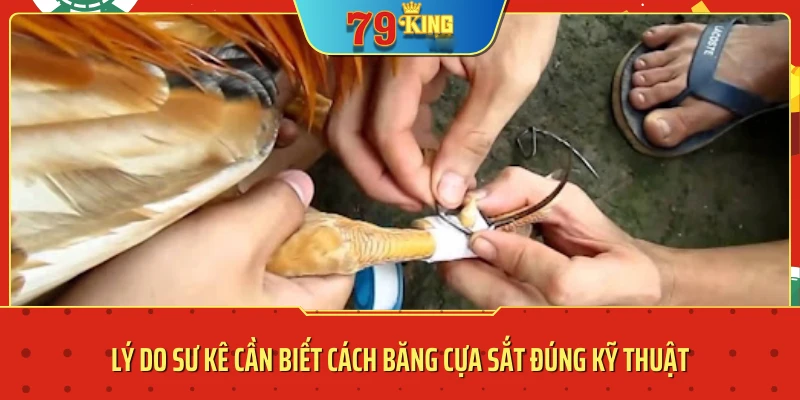 cách băng cựa sắt