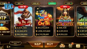 Top game nổ hũ hàng đầu trực tuyến tại nhà cái Vicclub