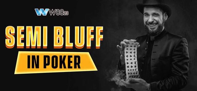 Semi bluff poker: Khi bạn có một tay bài tiềm năng